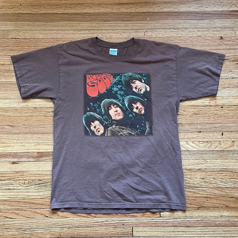 Vintage The Beatles Rubber Soul Band T-Shirt / 1997 / Large